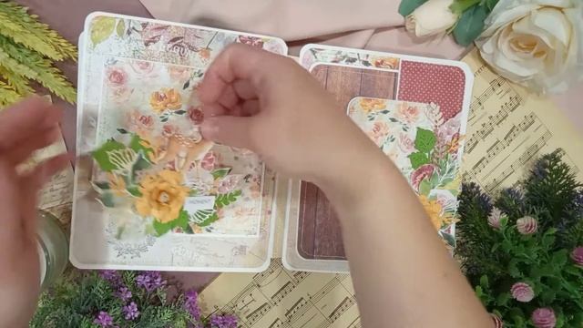Открытка / Альбом / Скрапбукинг / Альбом первого года жизни / Кардмейкинг / Твори вместе со мной