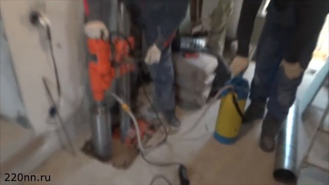 Алмазное сверление или не бывает более ровных отверстий в бетоне.