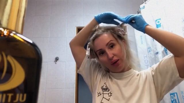 Аirtouch самой себе дома. Тонирование седины. Эстель 10.76, 10.66 на волосах. Бюджетный Аиртач дома смотреть онлайн