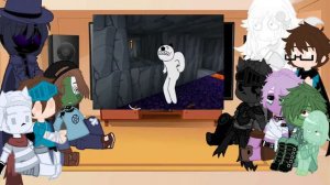 Реакция школы монстров на Майнкрафт для нубов °•Gacha Life•°
