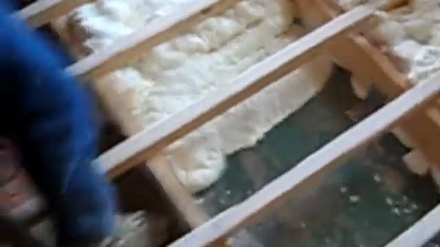 Напыление пенополиуретана смотреть онлайн