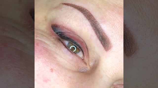 Перманентный макияж бровей и стрелки смотреть онлайн