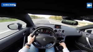 Peugeot RCZ 200 FAST! Acceleration Onboard / POV @ AUTOBAHN