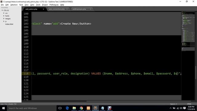 E commerce Website Development | PHP | Part - 01