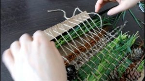 Панно из трав "Турун". Мастер-класс по флортекстилю.