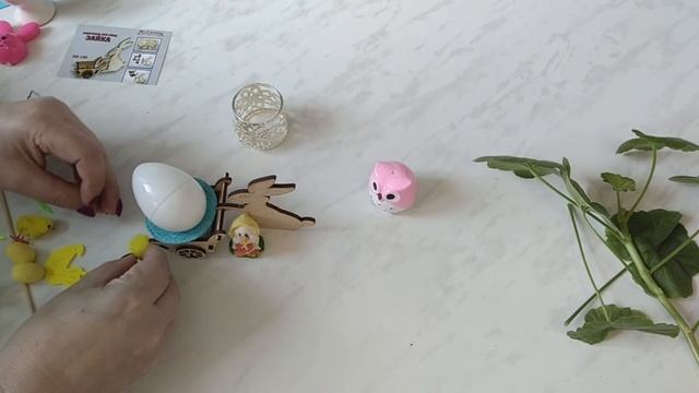 Пасхальный домик из Фикс Прайс/Украшение дома на пасху