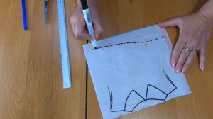 Воротник с цельнокроенной стойкой без захода на застежку. Пошаговое построение.mp4