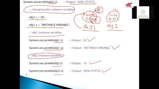 Instance Variable and class variable in java by #Mehboob Ali sir смотреть онлайн