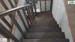 Русская лестница. Монтаж лестницы К-002М/5 с доработкой.