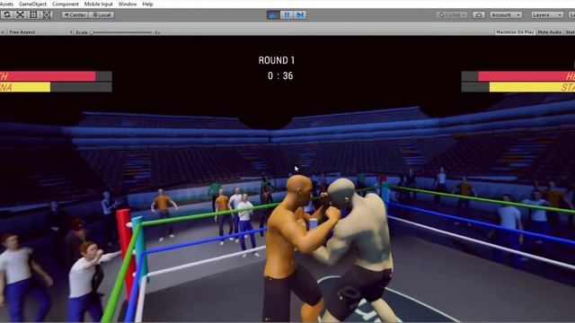 Unity3d Boxing Game Beta Test смотреть онлайн