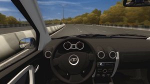 Lada Largus  with Trailer - City Car Driving [Realistic Driving]