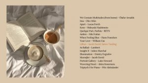 a light academia calming piano playlist to study to