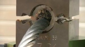 Опрессовка канатных стропов втулкой