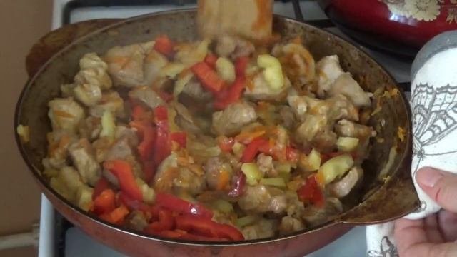 ГУЛЯШ из свинины. БЫСТРО, ПРОСТО И ВКУСНО.
