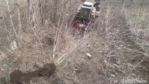 Самодельная лебедка на минитрактор