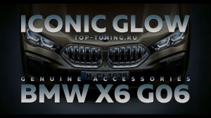 Обзор подсветки в ноздри BMW X6 G06 Iconic Glow