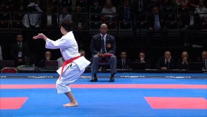 Sandy SCORDO of France. Kata Unsu. FINAL. 2014 World Karate Championships | WORLD KARATE FEDERATION