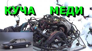 ШОК!!!Куча меди в старой иномарке! Генератор. Подгон от жены.