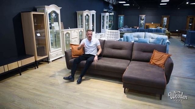 Угловой диван Брауни. Диваны Прогресс. Мебель Белоруссии Wooden Home