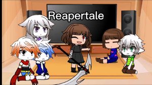 Реакция Undertale на Чару из разных AU