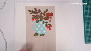 DIY. Просто, но эффектно! Как сделать объемную аппликацию на ткани