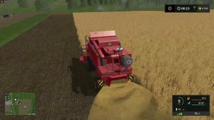Farming Simulator 17 ➣ Сложный режим • Sosnovka.Часть 118. Сбор урожая Соевых Бобов на своём поле