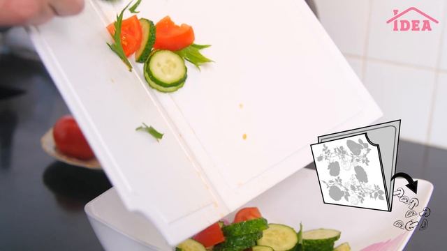 Доска разделочная складная ДЕКО | idea-home.ru смотреть онлайн
