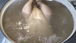 Курица копчено -вареная