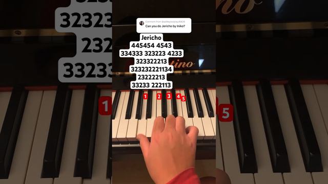 Jericho // follow my instagram: jessnotes123 #piano #pianotutorial #pianomusic #iniko #pianolessons