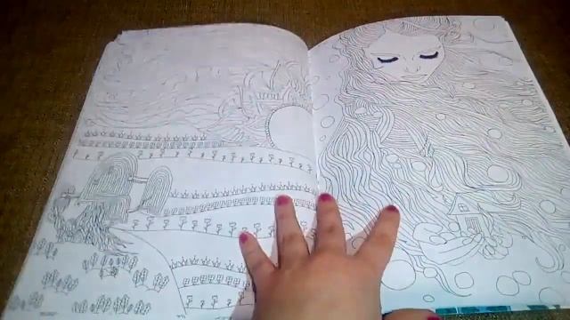 Обзор на раскраску Сказочная сотворель сны странного города смотреть онлайн