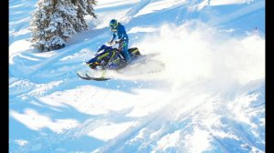 "Катаем Борисовка" Прыжки на снегоходе Snowmobile Jimp Polaris Khaos