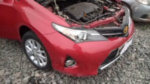 TOYOTA AURIS CHASSIS AND ENGINE NUMBER LOCATION #VIN LOCATION