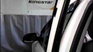 Автошторки Laitovo на магнитах установка на Hyundai Santa Fe 3 Grand/LWB 7-ми местная