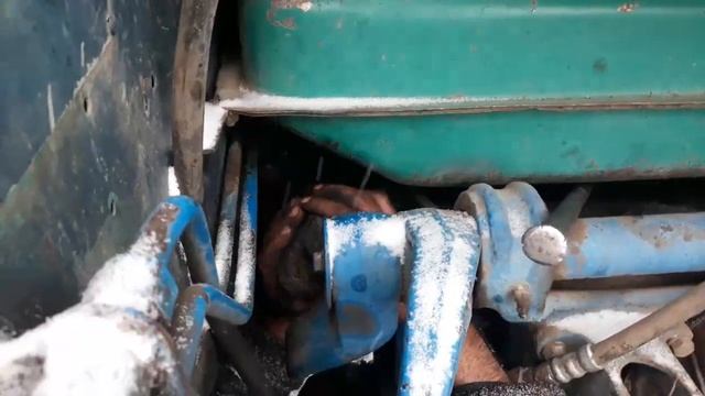 Т-40 ремонт обзор с плугом первый снег смотреть онлайн