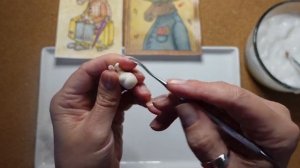 МК ватная игрушка "Уважаемый Лось" Часть 4.   DIY spun cotton toy " Dear Moose" Part 4