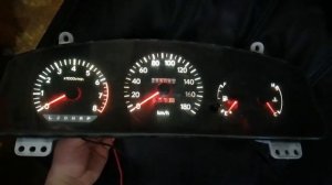 Пересвет приборной панели Toyota Corona at190