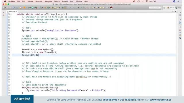 Java Threads Tutorial | Multithreading In Java | Java Training | Edureka  Rewind - 4