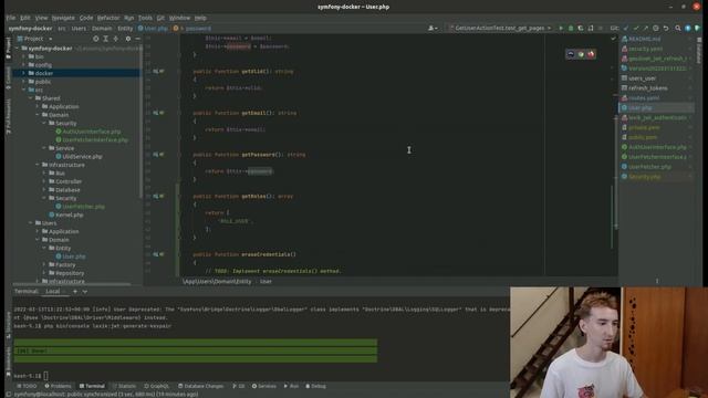 Symfony 6 / Урок 8 / Аутентификация и Авторизация (JWT Access & Refresh)