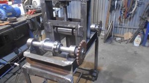 Делаем электромеханический трубогиб -регулировка валов 5 часть .