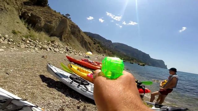 Лето 2020. Прогулка на каяках. Крым. Балаклава смотреть онлайн