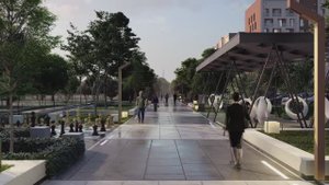 Демонстрация застройки территории в рамках улиц Емельянова-Левитана в г. Калининграде