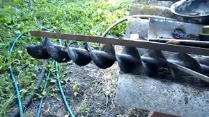 шнек под различное топливо для ГВТТс ввареной в трубе шпугой