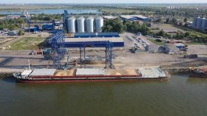 Зерновой терминал в работе 26.07.2021