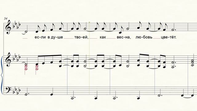 Цветы под снегом для фортепиано смотреть онлайн
