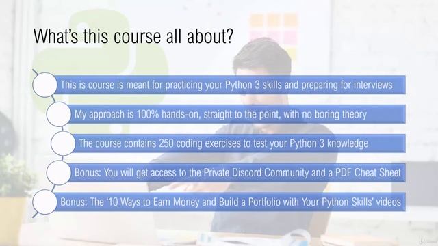 Python 3 Workout - Solve 250 Coding Exercises! - learn Python