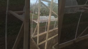 Теплица из полипропиленовых труб. Часть 3.