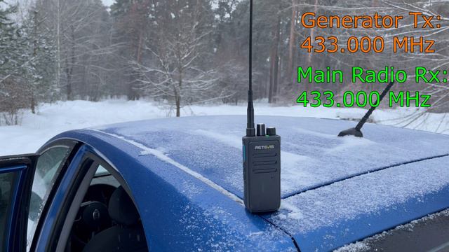 NanoVNA как генератор и тест радиостанций