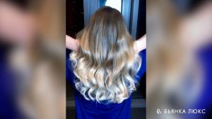 Модное окрашивание волос Балаяж