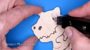 Как сделать пазл тирекс своими руками