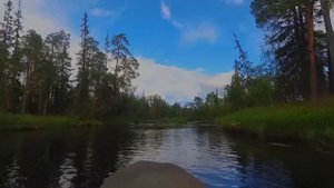 Сплав на байдарке по Карелии. Река Кузема. Шикарный водный поход